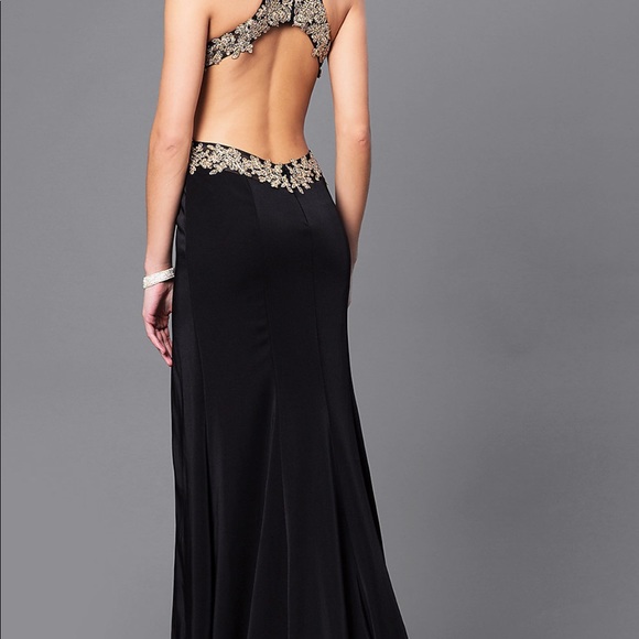 DAVE AND JOHNNY BLACK DRESS SIZE 5/6 - Picture 2 of 5